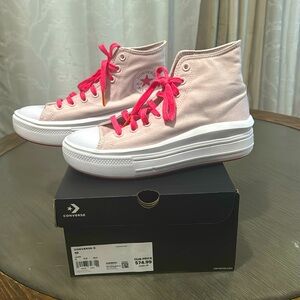 Like New Women’s Converse All Star Pink Platform High-Top Shoes Size 10 A00865C